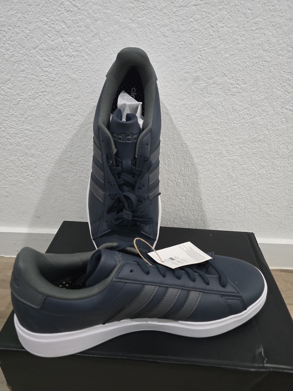 adidas Grand Court 2.0 Men's Navy Casual Sneakers.10.5 M - Picture 8 of 10